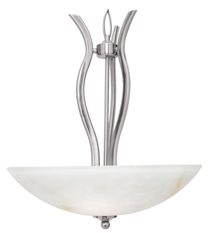 Access Lighting 26011 MC-WHC Barcelona Transitional Inverted Hanging Pendant Chandelier in Polished Chrome Finish