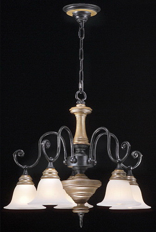 Stylicon by Thomas Lighting AD2905-CAS Lexington Collection 5 Light Chandelier in Colonial Ash Finish
