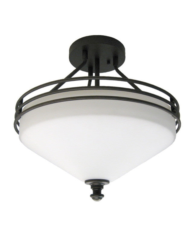 Epiphany Lighting 104470 ORB Semi Flush Ceiling Mount in Oil Rubbed Bronze Finish