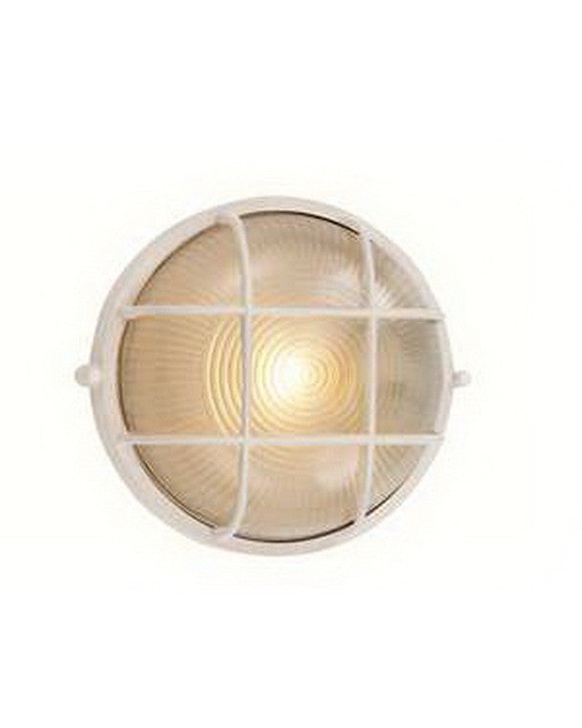 Trans Globe Lighting 41505 WH One Light Outdoor Wall Mount in White Finish