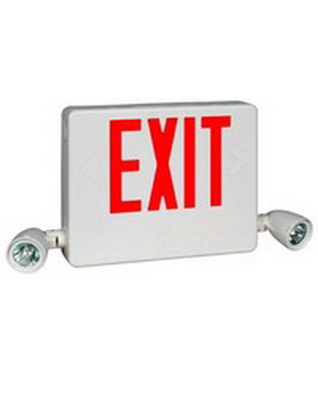 Hubbell Lighting HCXURWRC512 LED Emergency Exit Sign with Side Mounted Heads