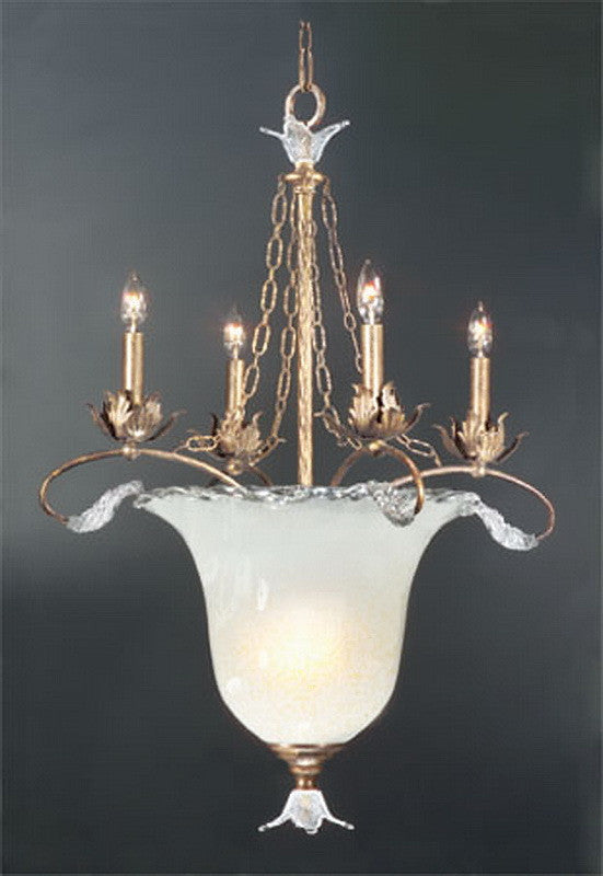 Stylicon by Thomas Lighting AA1604 AGL Eros Collection 7 Light Large Pendant in Antique Gold Finish