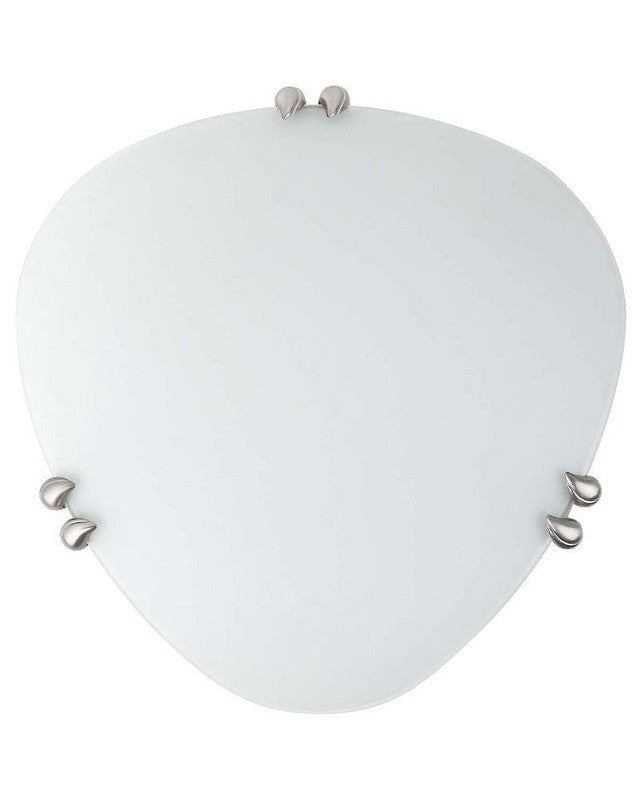 Globe Lighting 6122801 One Light Pearl Flush Ceiling Light