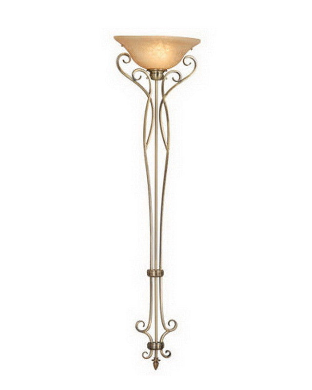 Vaxcel Lighting WS35976 AC One Light Wall Sconce in Antique Brass Finish