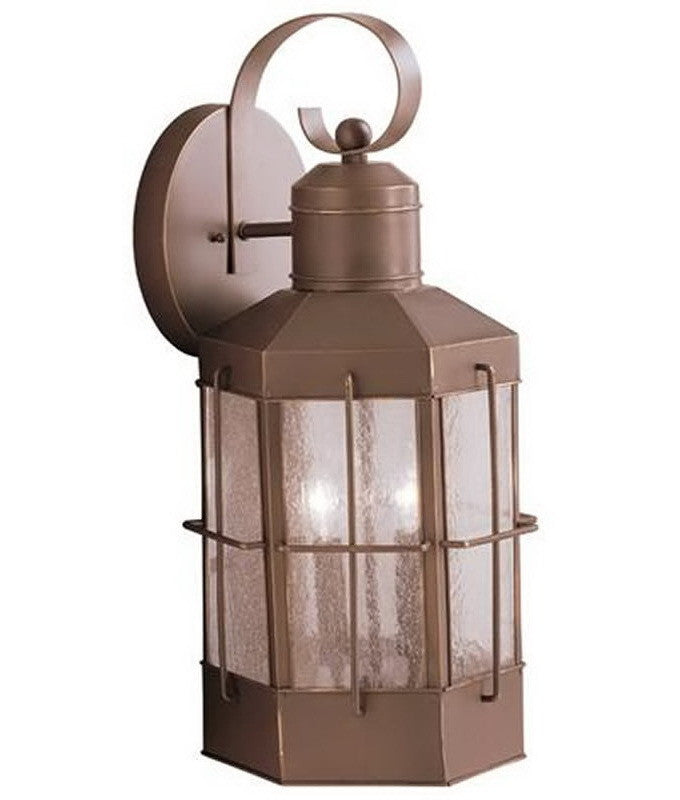 Kichler Lighting 4530 OB Tempesta Collection Two Light Exterior Outdoor Wall Lantern in Olde Bronze Finish