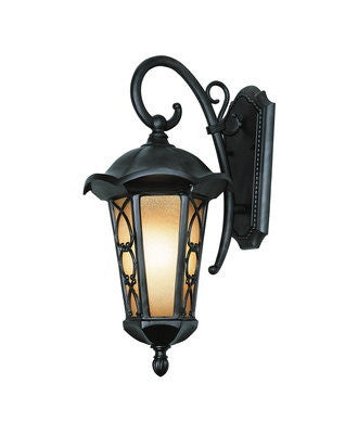 Trans Globe Lighting 5942 BRZ One Light Outdoor Wall Lantern in Black Bronze Finish