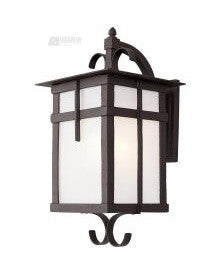 Trans Globe Lighting 5283 BK One Light Outdoor Wall Lantern in Black Finish