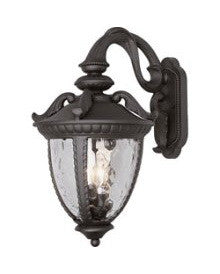 Trans Globe Lighting 5271 BK Two Light Outdoor Wall Lantern in Black Finish