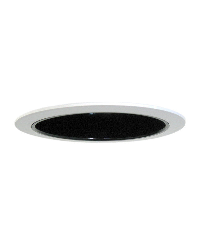 Contech CTR3802 BK Set of 12 Six Inch R40 Black Inner Recessed Can Trims that Works with HALO