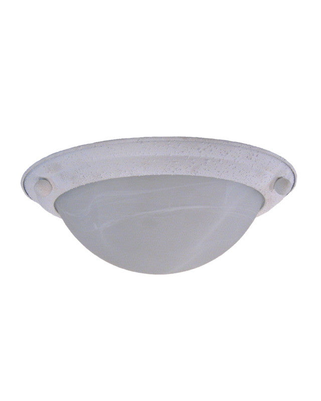 International Lighting E8429-03 One Light Energy Efficient Fluorescent Flush Ceiling in Textured White Finish