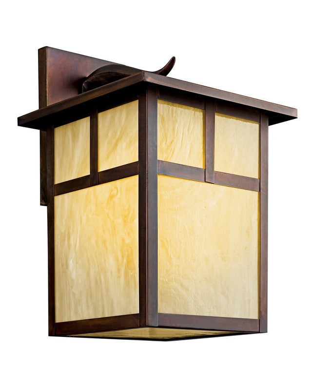 Kichler Lighting 9150 CV-FL Alameda Collection One Light GU24 Energy Efficient Fluorescent Outdoor Exterior Wall Lantern in Canyon View Finish