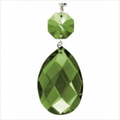 Kichler Lighting 4705 GRN Green Faceted Almond and Octagon Magnetic Fixture Accent