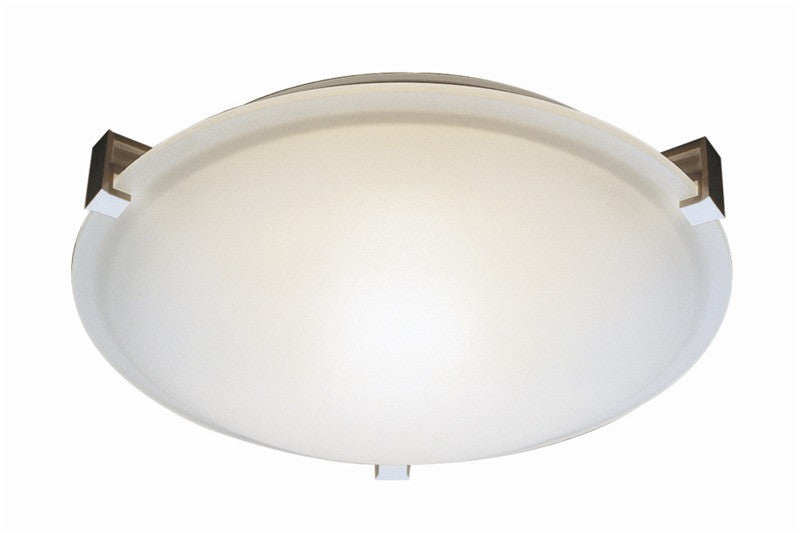 Trans Globe Lighting 59005 WH One Light Halogen Flush Ceiling Fixture in White Finish