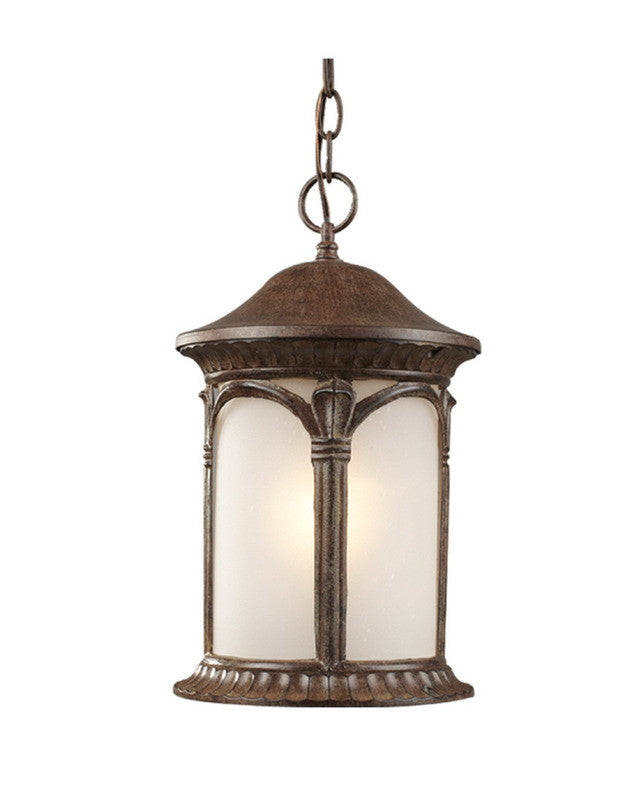 Z-Lite Lighting 2021CH-WB One Light Outdoor Exterior Hanging Mount in Weathered Bronze Finish