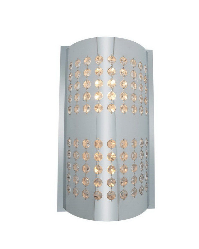 Access Lighting 62274 CHCRY One Light Halogen Wall Sconce in Polished Chrome and Crystal Finish