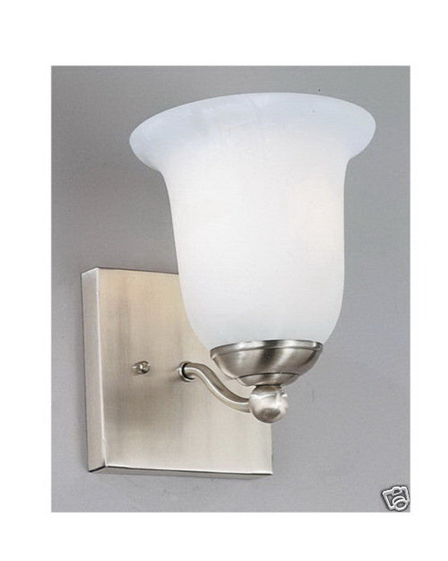 Forecast Lighting F1165-40 Rustica Collection One Light Wall Sconce in Antique Silver Finish