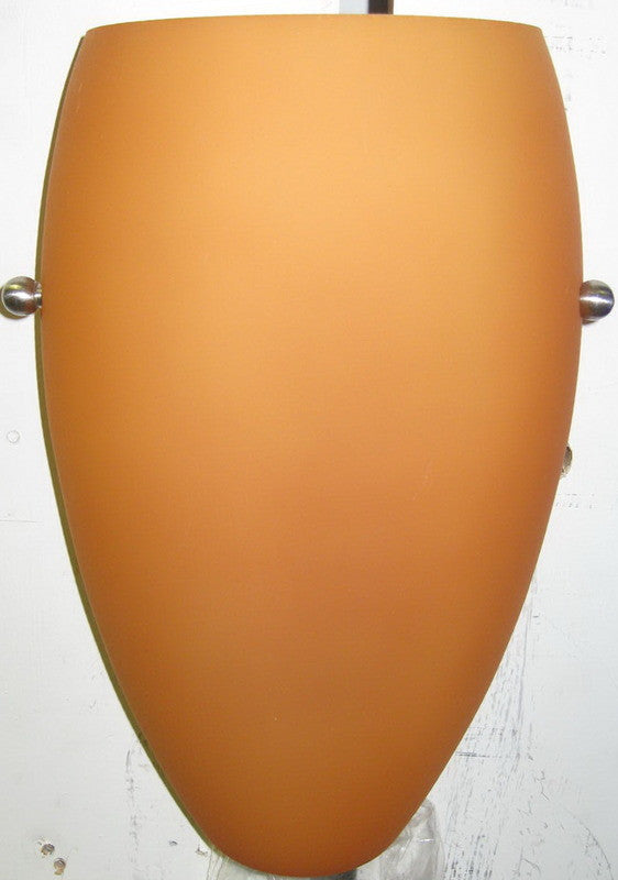 Access Lighting 23120 ORG Inari Silk Wall Sconce Orange Glass
