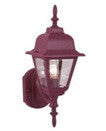 Vaxcel Lighting OW29861 CB Outdoor Wall Mount in Cranberry Finish