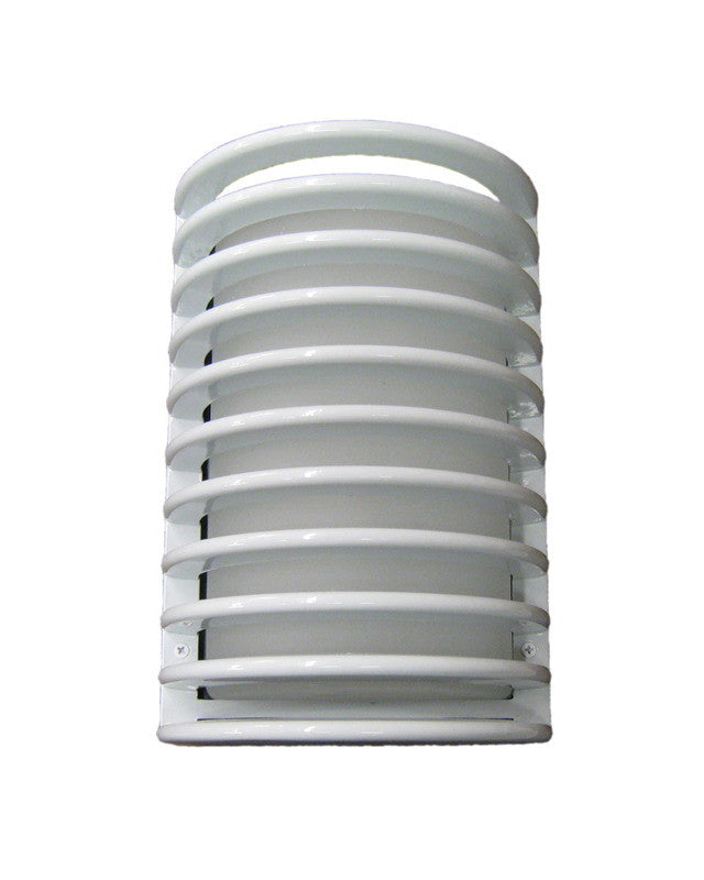 Epiphany Lighting 103350 WH One Light Bulkhead Outdoor Wall Mount Exterior in White Finish