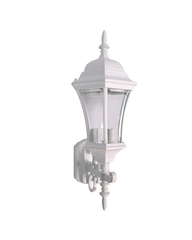 Vaxcel Lighting OW8911 WH Three Light Outdoor Exterior Wall Lantern in White Finish