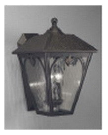 Aztec 39196 by Kichler Lighting One Light Outdoor Wall Lantern in Hammered Bronze Finish