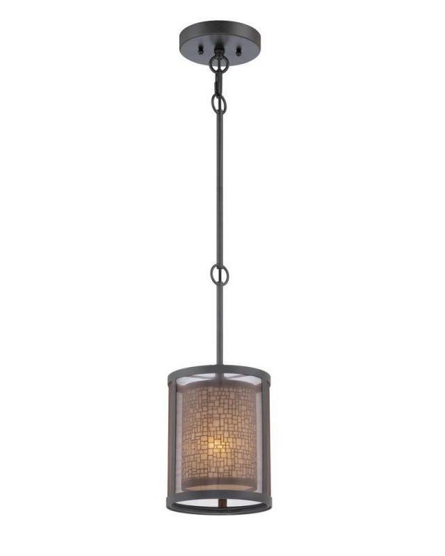 Quoizel Lighting TRN1507TM One Light Teco Marrone Finish Mini Pendant