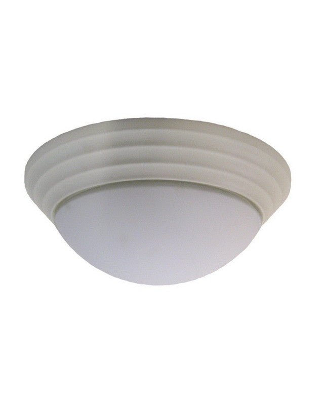 Leadco Lighting 0942 TW Three Light Flush Ceiling Mount in Textured White Finish