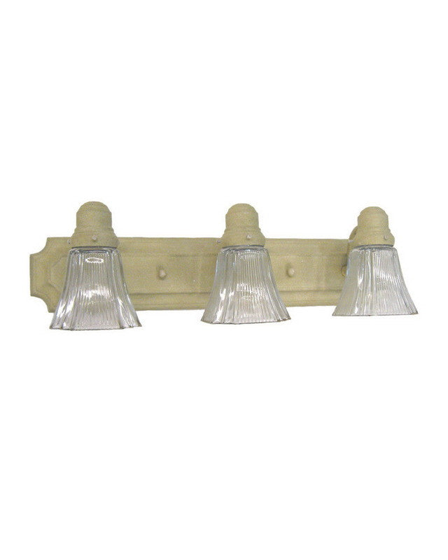 NC Lighting 2503GS-68010204 Three Light Bath Vanity Wall Mount in Golden Sand Finish