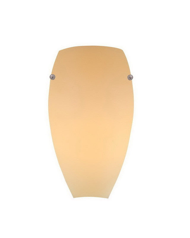 Access Lighting 23120 BS CR One Light Wall Sconce with Creme Glass