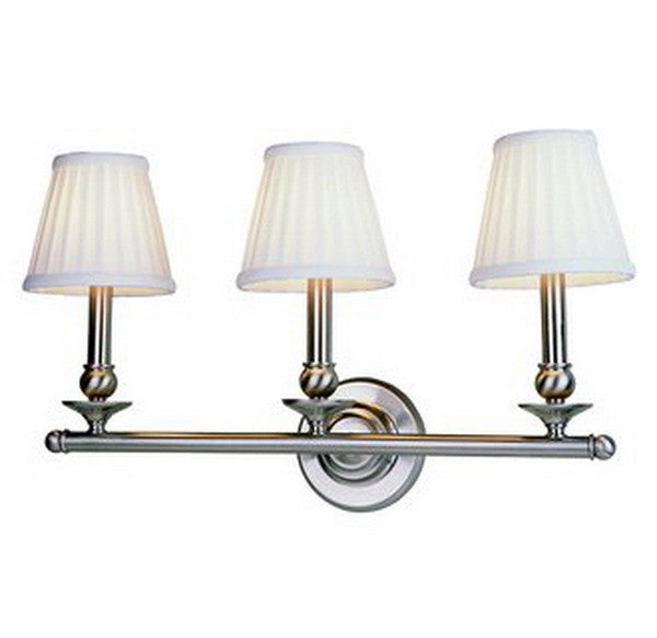 Trans Globe Lighting 2043 SN Transitional Three Light Wall Mount in Satin Nickel Finish