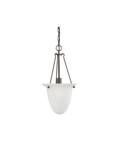 Thomas Lighting SL8913-63 Bells Collection 1 Light Pendant in Painted Bronze Finish