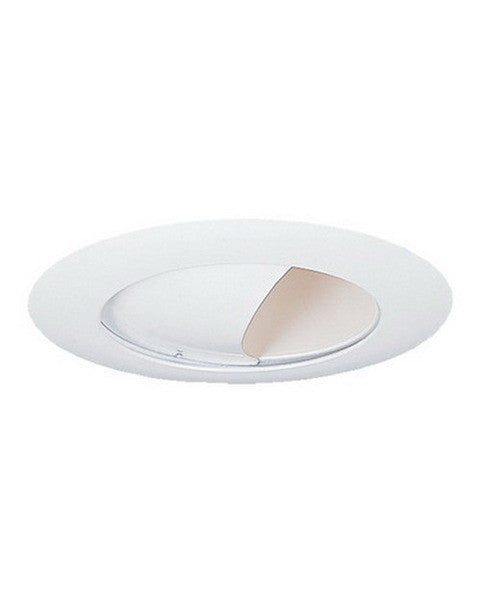 Epiphany 400560 WHT Four Inch Low Voltage MR16 White Wall Washer Recessed Can Trims that Works with HALO