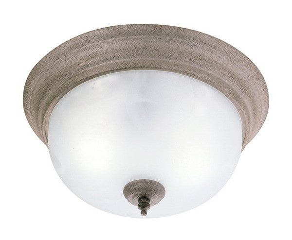 Forecast Lighting F6010-65 One Light Flushmount Ceiling in Silver Rust Finish