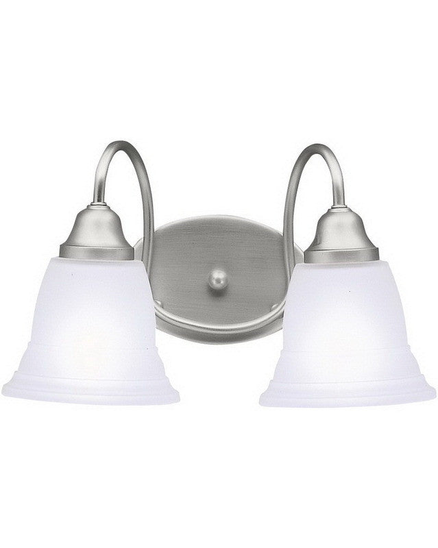 Kichler Lighting 5912 NI Two Light Wall Sconce in Brushed Nickel Finish