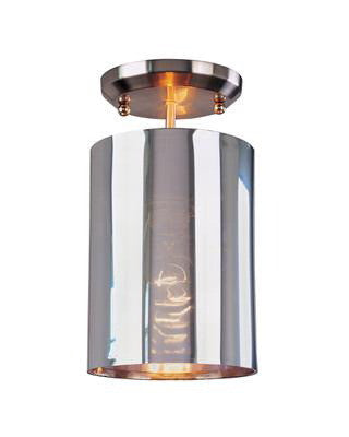 Z-Lite Lighting 160-6SF One Light Semi Flush Ceiling in Brushed Nickel Mylar Finish