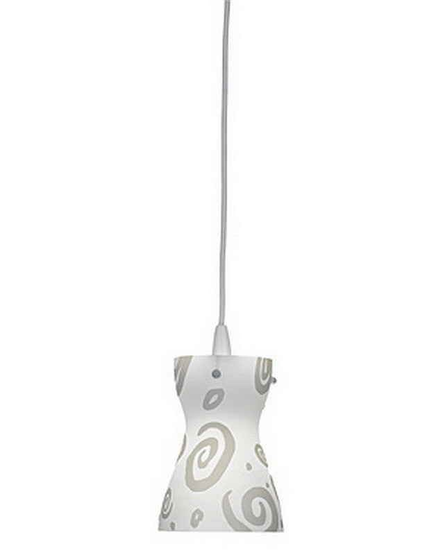 Forecast Lighting F5033-81 One Light Mini Pendant in White Finish