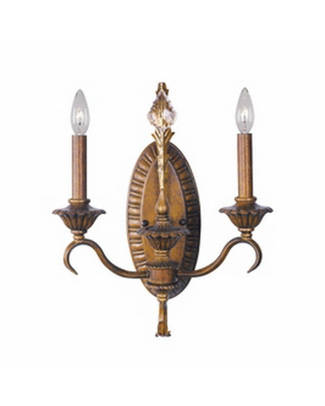 Kichler Lighting 6028 LBZ Two Light Wall Sconce in Lincoln Bronze Finish