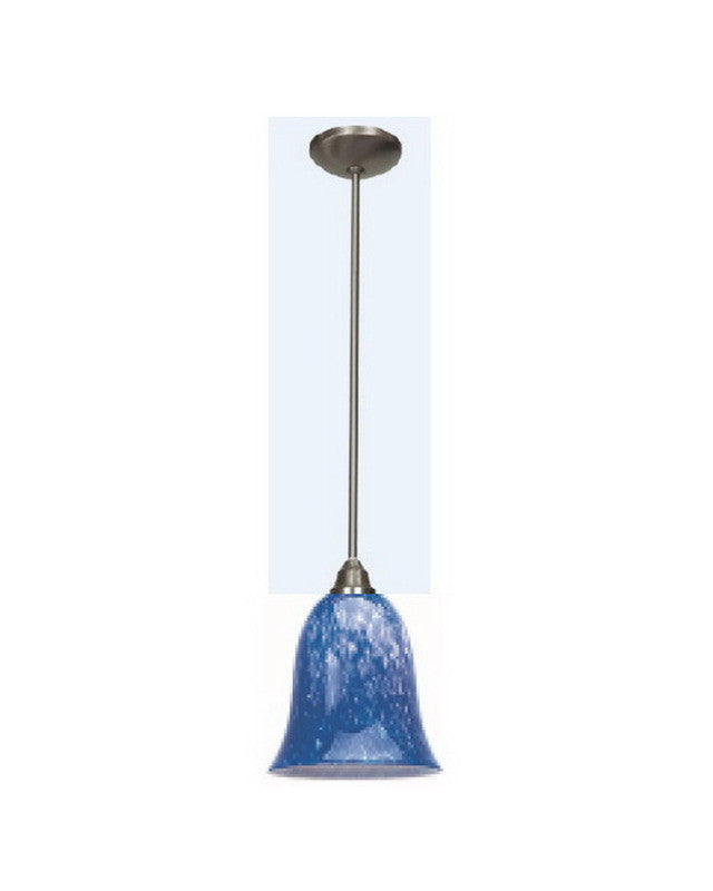 Access Lighting 28514 BS-COB One Light Energy Efficient GU24 Fluorescent Pendant in Brushed Steel Finish