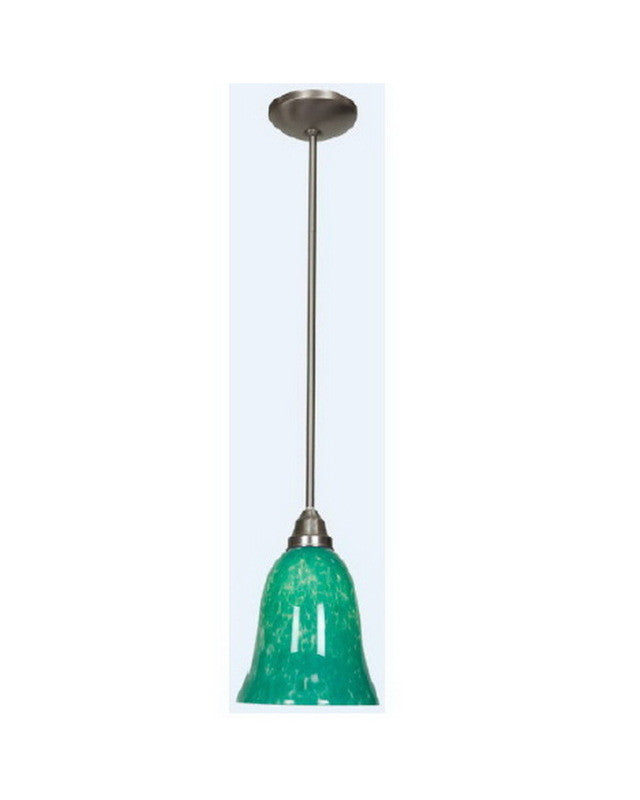 Access Lighting 28514 BS-SEG One Light Energy Efficient GU24 Fluorescent Pendant in Brushed Steel Finish