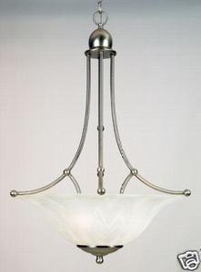 Quoizel Lighting AM1682ES Amherst Collection Four Light Hanging Pendant in Empire Silver Finish