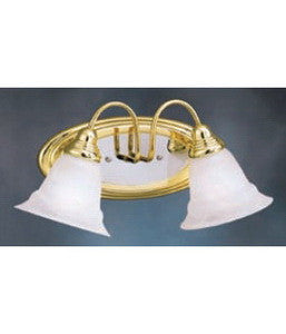 Kichler Lighting 6252 PBC Two Light Bath Vanity Wall Sconce in Polished Brass and Polished Chrome Combo Finish