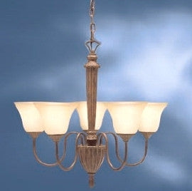 Kichler Lighting 1622 HZL Five Light Esperance Series Chandelier in Hazelnut Finish