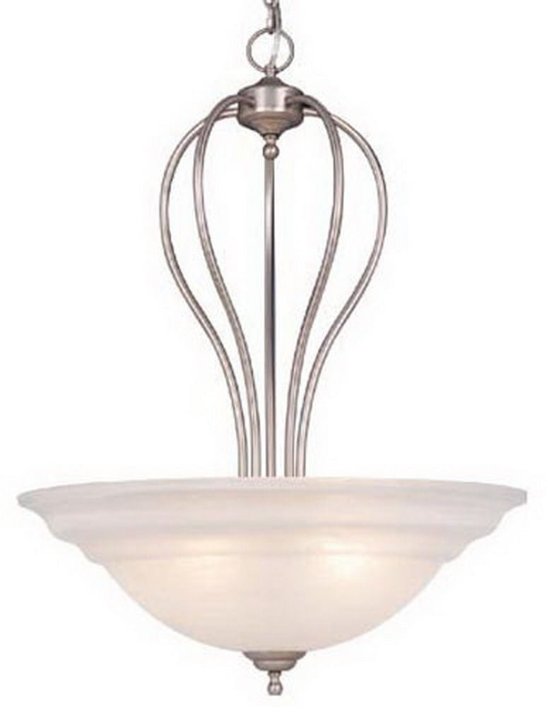 Vaxcel Lighting PD65324 BN Five Light Hanging Pendant in Brushed Nickel Finish