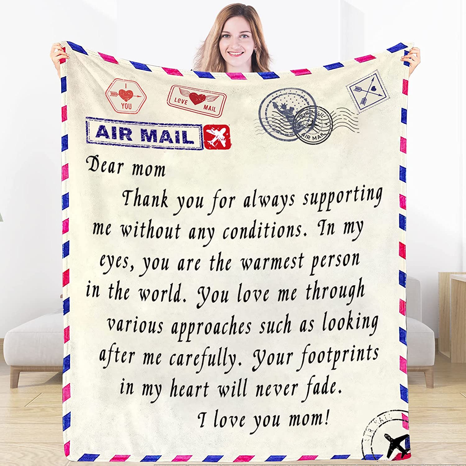 Mom Personalized Blanket from Daughter & Son, To My Mom We Love You – Mom –  Yeh Gift: Personalized Gifts & Unique Gift Ideas & Best Support