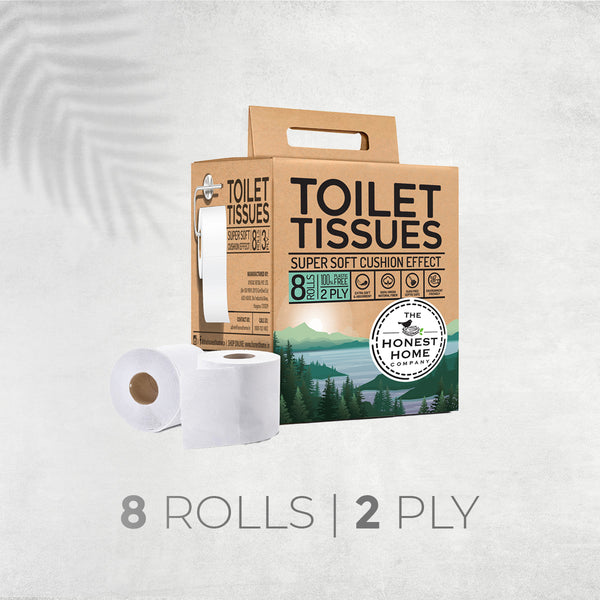 B S NATURAL 3 Ply Toilet Paper Rolls, Safe and Hygienic Soft Touch Bathroom  Tissues Made of Natural Paper for Daily Use, Pack of 4