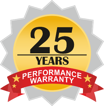 25 Years Performance Warranty