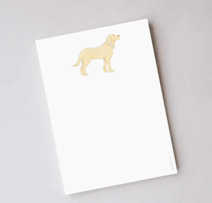 Golden Pup Notepad