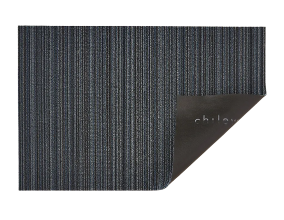 Blue Skinny Stripe 24x36 Floormat
