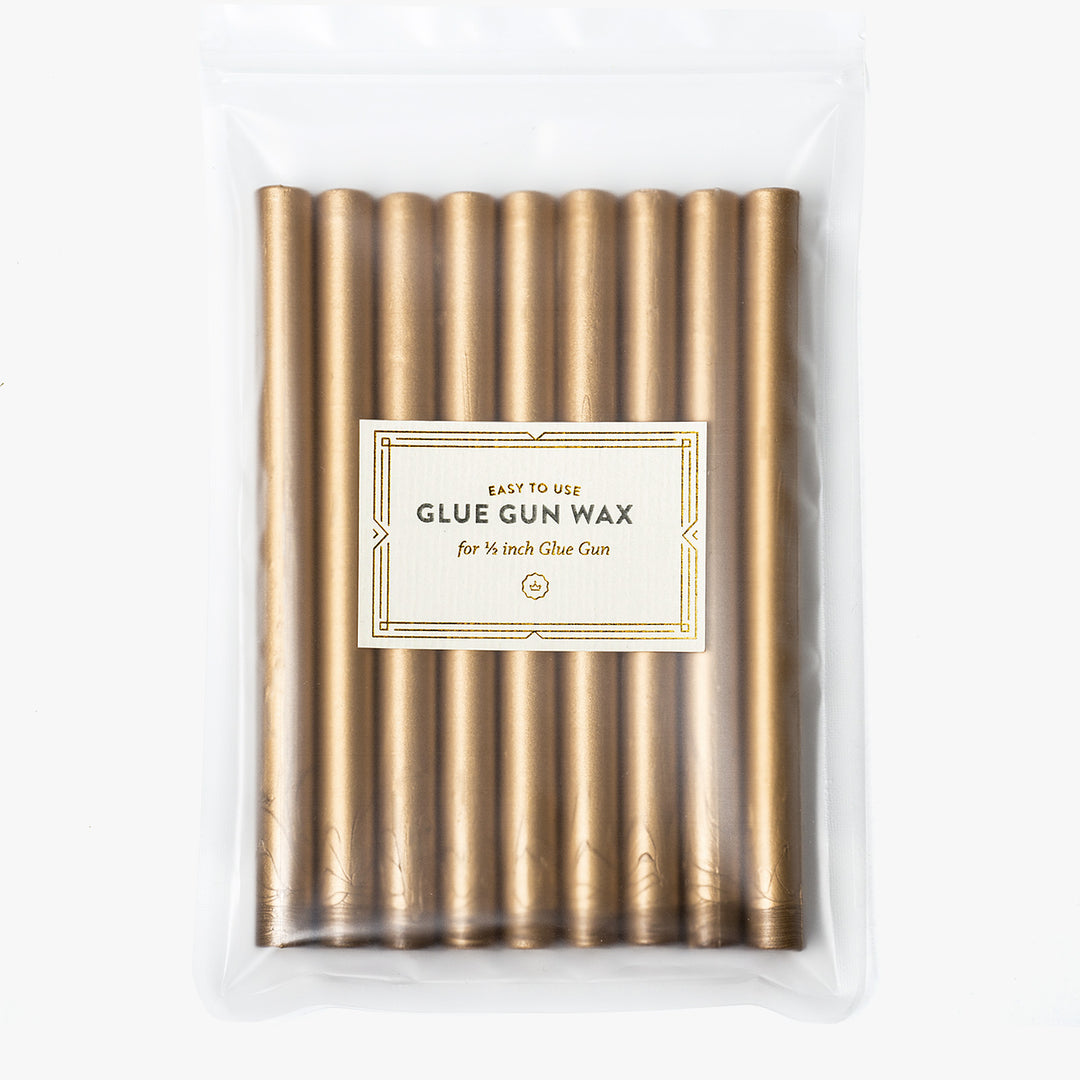 Beige Glue Gun Sealing Wax (Box of 5 Sticks) – Written Word