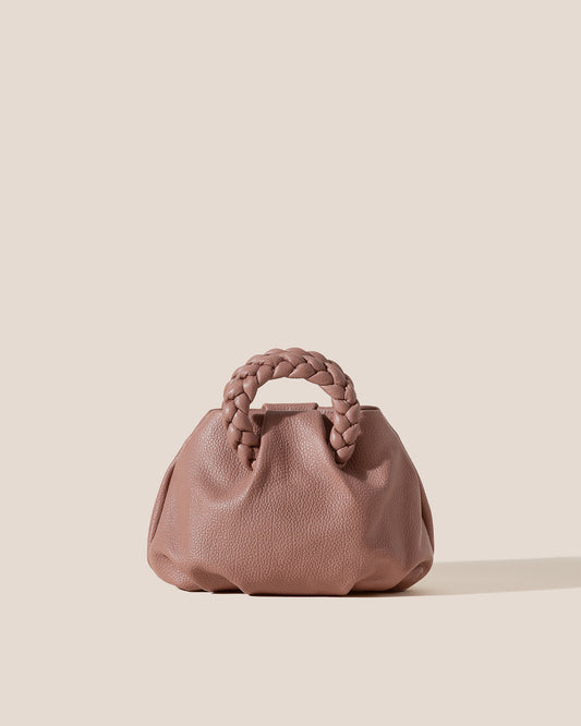 BOMBON - Small Plaited-handle Leather Crossbody Bag – Hereu Studio